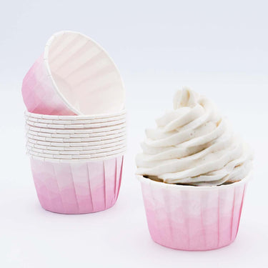Cápsula Cupcake Marmoreado Rosa - JustAddLove